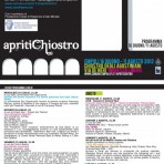Concert @ “Apriti Chiostro” Festival, Empoli FI (Italy)